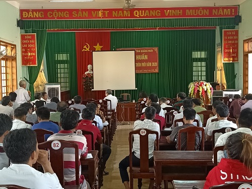 Tập huấn Chương trình Mục tiêu quốc gia xây dựng nông thôn mới tại xã Thanh An