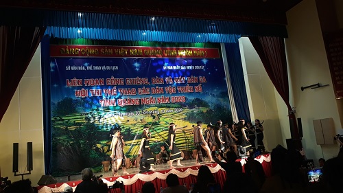 Minh Long tham gia Liên hoan Cồng chiêng, đàn và hát dân ca và hội thi thể thao các dân tộc thiểu số tỉnh Quảng Ngãi năm 2020.