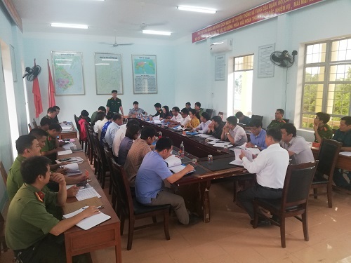 Hội đồng nghĩa vụ Quân sự huyện Minh Long tổ chức Hội nghị xét duyệt chính trị - chính sách trong tuyển chọn, gọi công dân nhập ngũ năm 2021