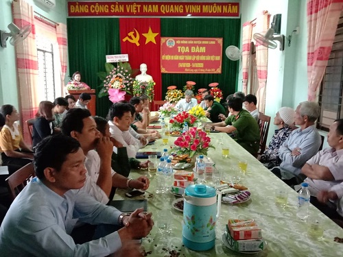 Hội nông dân huyện Minh Long tọa đàm kỷ niệm 90 năm ngày thành lập Hội nông dân Việt Nam.