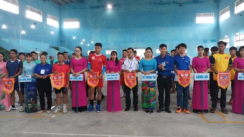Huyện Đoàn - Hội LHTN Việt Nam huyện tổ chức giải bóng chuyền nam lần thứ II, năm 2020