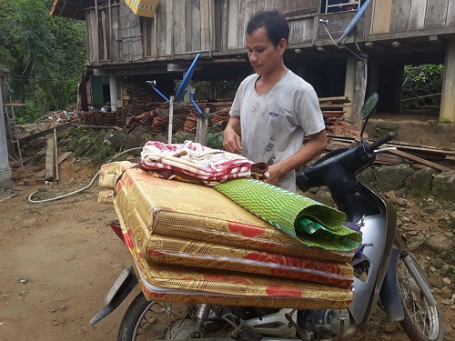 Minh Long khẩn trương di dời 28 hộ dân làng Gò tranh giữa đến nơi an toàn