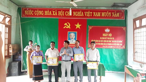 Ngày hội Đại đoàn kết toàn dân tộc tại Khu dân cư Đồng Cần xã Thanh An.
