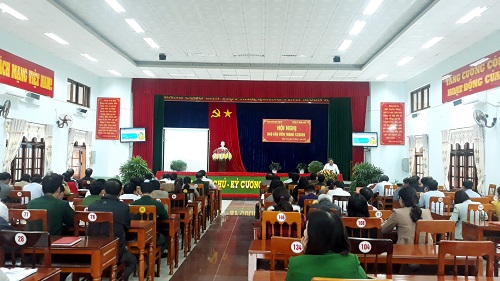 Ban Tuyên giáo Tỉnh ủy tổ chức Hội nghị Báo cáo viên tháng 12/2020 tại huyện Minh Long.
