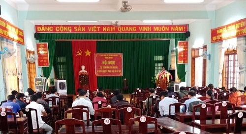 Phòng Tư pháp tổ chức Hội nghị tập huấn nghiệp vụ hòa giải ở cơ sở tại xã Thanh An
