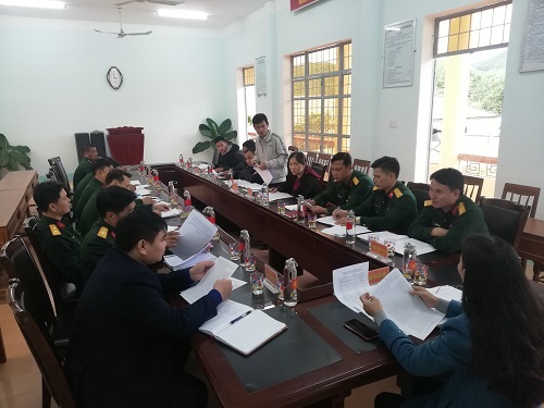 Đảng ủy Quân sự huyện Minh Long tổ chức Hội nghị (mở rộng) ra nghị quyết lãnh đạo thực hiện nhiệm vụ năm 2021
