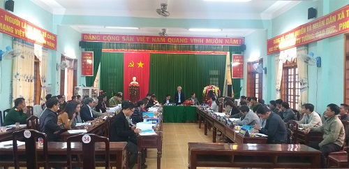 Thẩm định kết quả thực hiện Bộ tiêu chí Quốc gia về nông thôn mới tại xã Thanh An