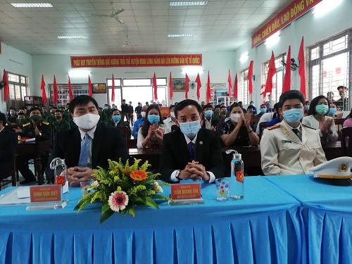Huyện Minh Long tổ chức Lễ giao nhận quân năm 2021