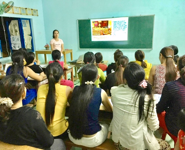 Chi hội phụ nữ thôn Gò Nhiêu- xã Thanh An (huyện Minh Long, tỉnh Quảng Ngãi) đẩy mạnh việc học tập và làm theo Tư tưởng, đạo đức, phong cách Hồ Chí Minh