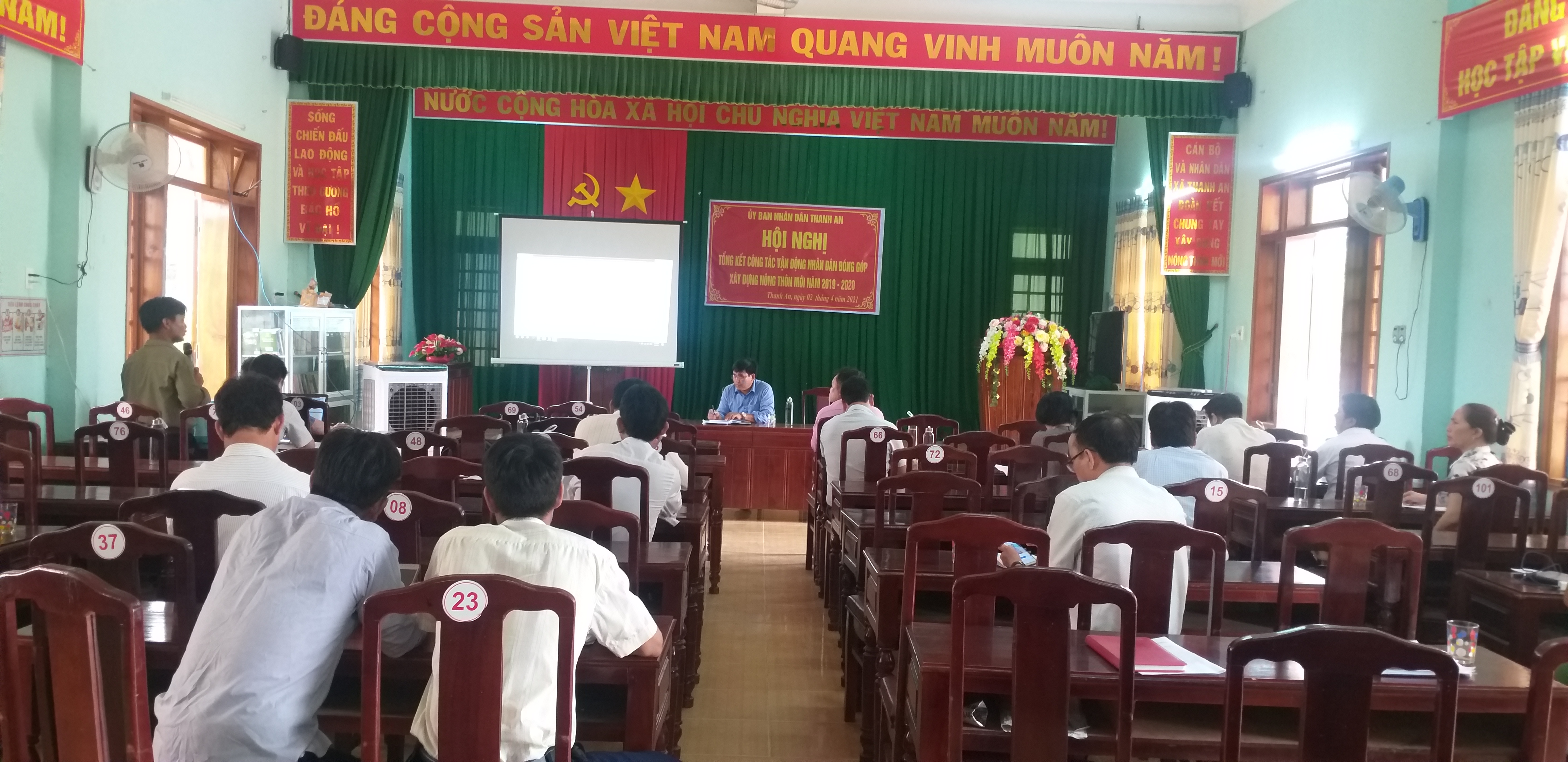 Xã Thanh An tổ chức Hội nghị tổng kết công tác vận động nhân dân đóng góp xây dựng Nông thôn mới năm 2019-2020 trên địa bàn xã