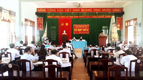 HĐND xã Thanh An tổ chức kỳ họp lần thứ hai, khóa XII, nhiệm kỳ 2021 – 2026.