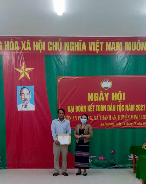 Thôn An Phương, xã Thanh An tổ chức Ngày hội đại đoàn kết toàn dân tộc
