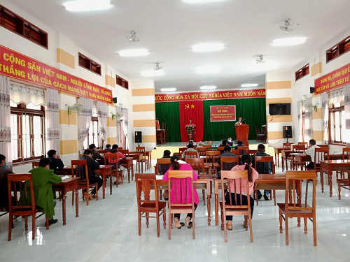 Đảng ủy xã Long Môn tổng kết công tác xây dựng Đảng năm 2021