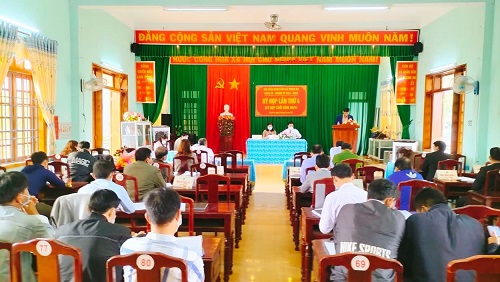 Hội đồng nhân dân xã Thanh An tổ chức kỳ họp lần thứ 4, kỳ họp cuối năm 2021