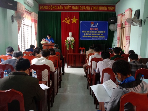 Huyện Đoàn Minh Long tổng kết công tác Đoàn và phong trào thanh thiếu niên 2021.