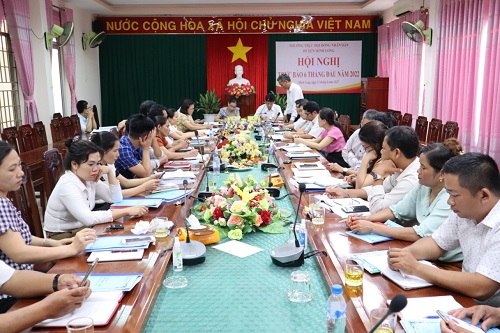 Thường trực HĐND huyện tổ chức Hội nghị trực báo 6 tháng đầu năm 2022