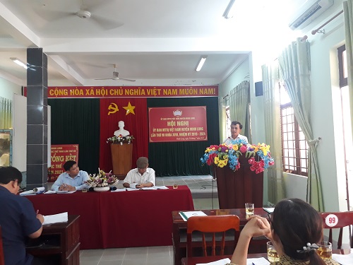 Ủy ban MTTQ Việt Nam huyện Minh Long: Tổ chức Hội nghị sơ kết 6 tháng đầu năm 2022