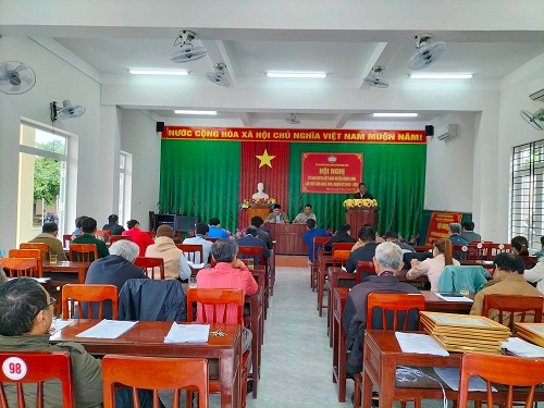 UBMTTQVN huyện tổ chức Hội nghị lần thứ 8 khóa XVIII nhiệm kỳ 2019- 2024