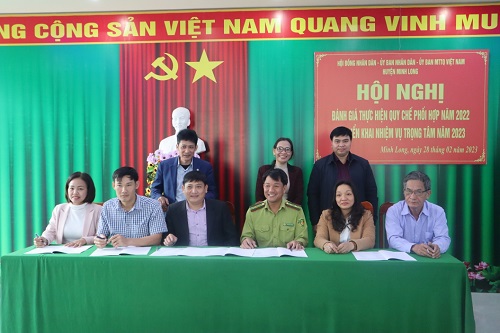 Hội nghị đánh giá thực hiện Quy chế phối hợp giữa HĐND, UBND với Ủy ban MTTQ Việt Nam huyện năm 2022