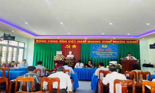 Ban Chấp hành Công đoàn Khối Dân vận huyện Minh Long tổ chức thành công Đại hội Công đoàn khóa XII, nhiệm kỳ 2023-2028