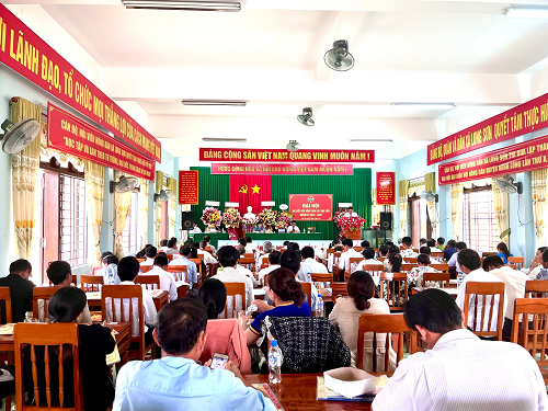 Đại hội đại biểu Hội Nông dân xã Long Sơn, nhiệm kỳ 2023 – 2028