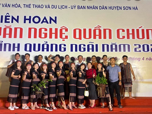 Minh Long tham gia Liên hoan văn nghệ quần chúng tỉnh Quảng Ngãi năm 2023