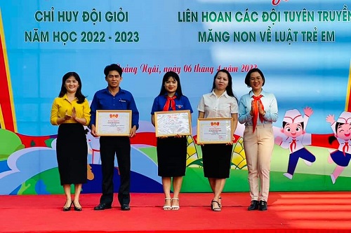 Minh Long: Tham gia Hội thi “Chỉ huy Đội giỏi” cấp tỉnh năm học 2022 - 2023