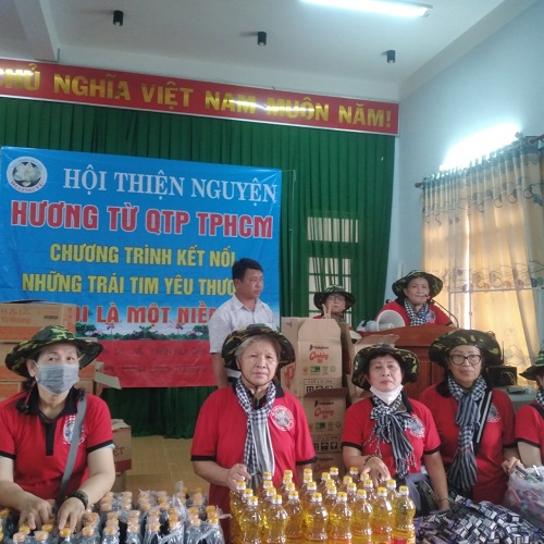 Hội Thiện nguyện Hương Từ QTP Tp Hồ Chí Minh - Chương trình kết nối những trái tim yêu thương