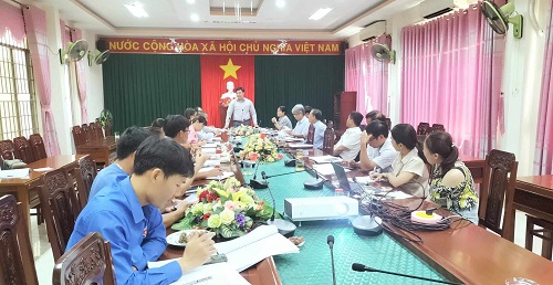 Minh Long: Hội nghị công tác chuẩn bị tổ chức giải Việt dã năm 2023 “ Thác Trắng- Bên dãy Trường Sơn”.