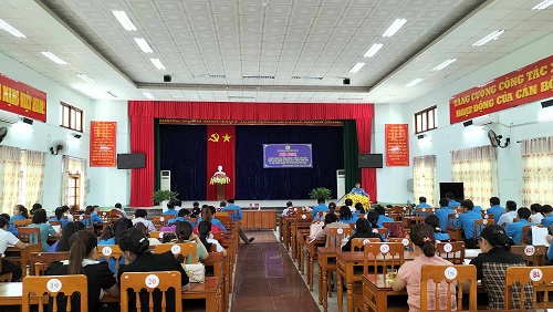 LĐLĐ huyện Minh Long sơ kết hoạt động Công đoàn 6 tháng đầu năm, triển khai nhiệm vụ 6 tháng cuối năm 2023.