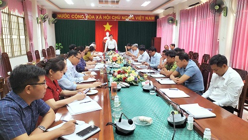 UBND huyện họp triển khai nhiệm vụ tháng 9 năm 2023.