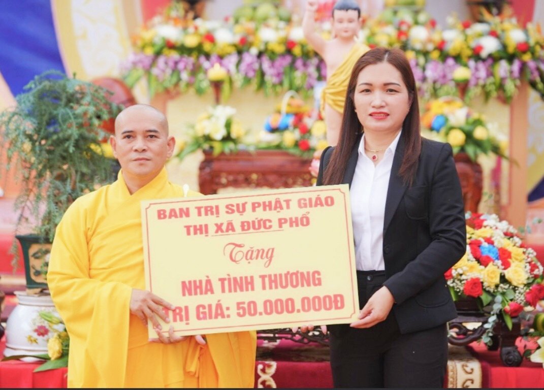 Ban Trị sự Giáo hội Phật giáo Việt Nam thị xã Đức Phổ tổ chức Đại lễ Phật đản Phật lịch 2568