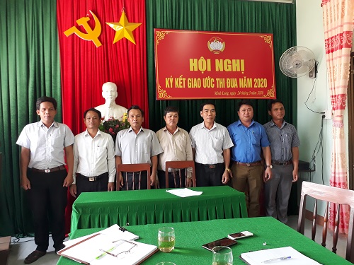 Ủy ban MTTQ Việt Nam huyện Minh Long: Tổ chức Hội nghị Ký kết giao ước thi đua, khen thưởng năm 2020