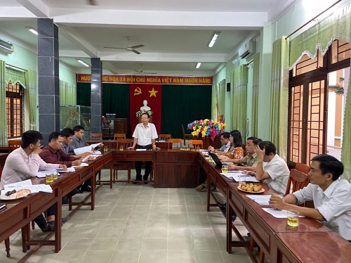 Đoàn kiểm tra tình hình thực hiện các biện pháp hỗ trợ người dân gặp khó khăn do đại dịch Covid - 19 trên địa bàn huyện Minh Long