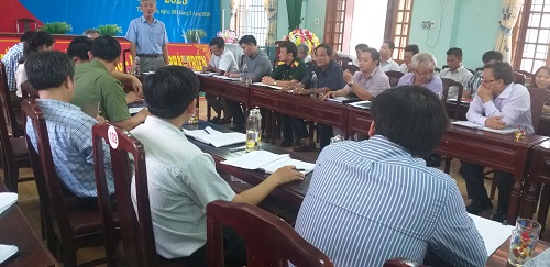 Văn phòng Điều phối nông thôn mới của tỉnh Quảng Ngãi kiểm tra tiến độ xây dựng NTM xã Thanh An