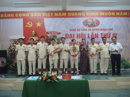 Đảng bộ Công an huyện Minh Long tổ chức thành công Đại hội nhiệm kỳ 2020 - 2025