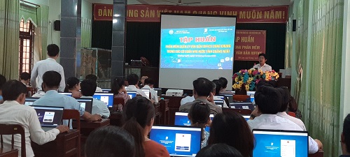 Minh Long: Tập huấn triển khai phần mềm quản lý văn bản iOffice trên địa bàn huyện