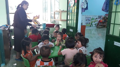 Minh Long với công tác phòng, chống suy dinh dưỡng cho trẻ dưới 5 tuổi
