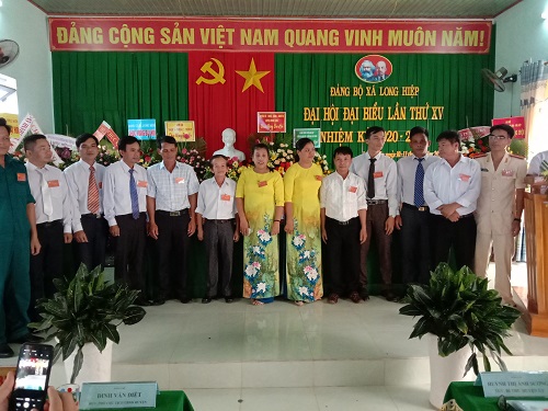 Đại hội Đảng bộ xã Long Hiệp lần thứ XV, nhiệm kỳ 2020 - 2025.
