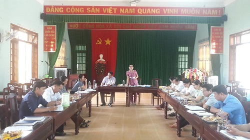 Thường trực HĐND huyện Minh Long tổ chức làm việc với Thường trực HĐND xã Thanh An.