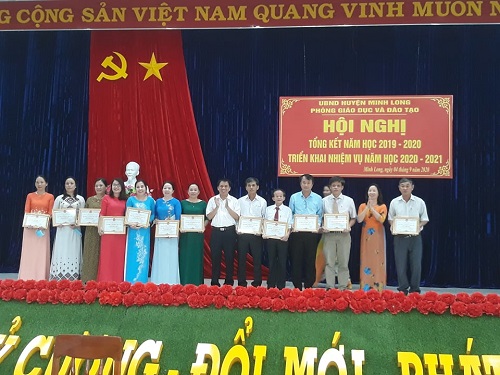 Minh Long: Hội nghị triển khai năm học 2020-2021