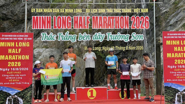 Sôi động Giải Minh Long Half Marathon 2026.
