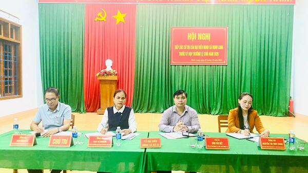 ĐẠI BIỂU HĐND XÃ MINH LONG HOÀN THÀNH CHƯƠNG TRÌNH TIẾP XÚC CỬ TRI TRƯỚC KỲ HỌP THƯỜNG LỆ CUỐI NĂM 2026