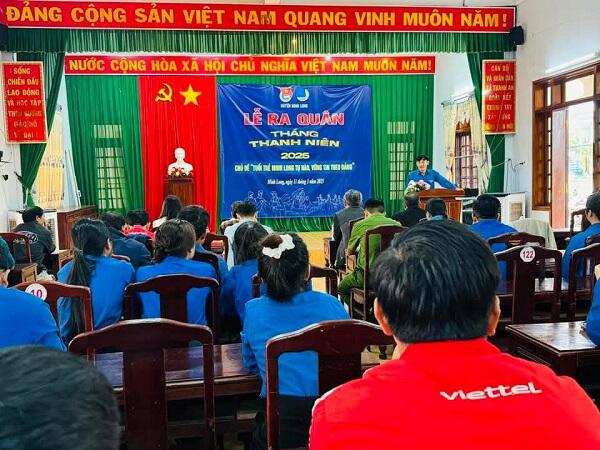 Ra quân tháng thanh niên năm 2025.